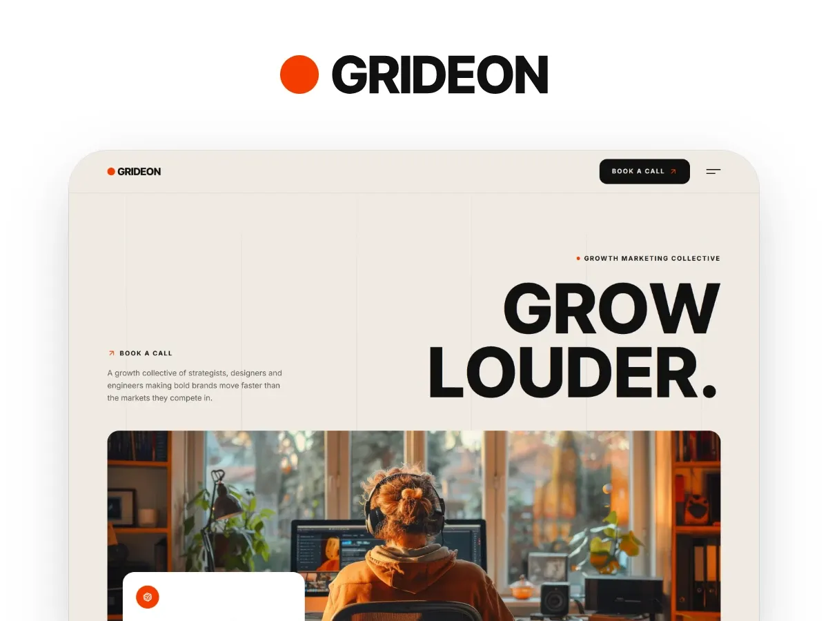 Grideon — Marketing Agency WordPress theme